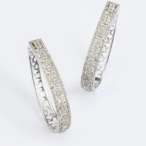 Everyday Diamond Hoops