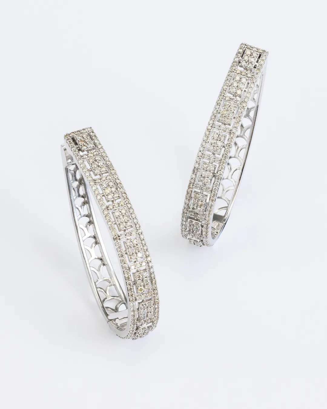 Everyday Diamond Hoops