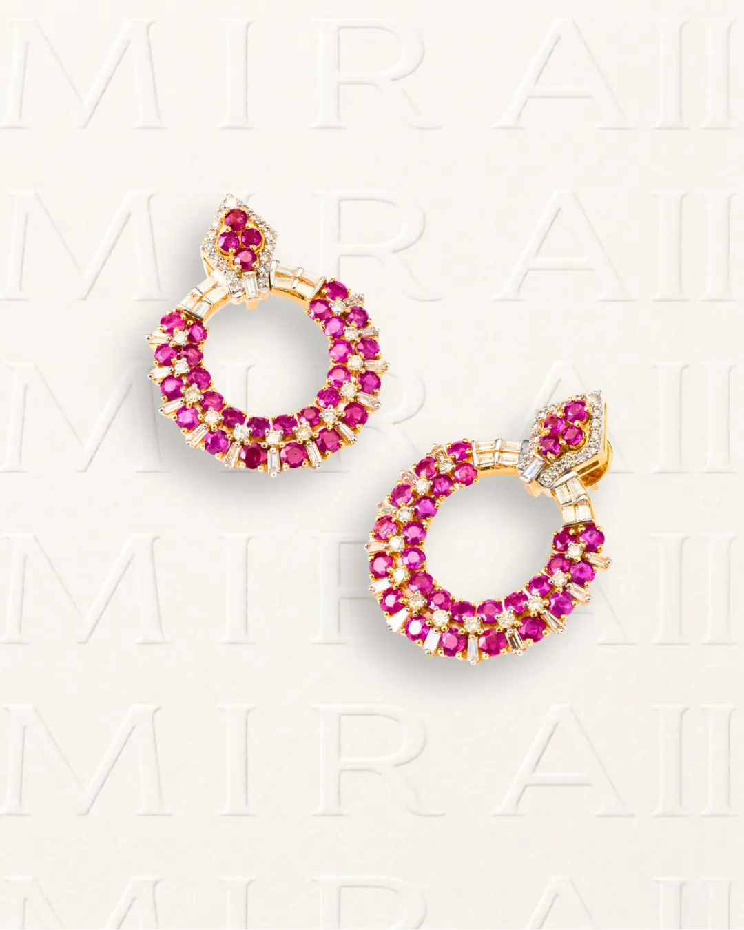 Ruby Rhythm Earrings