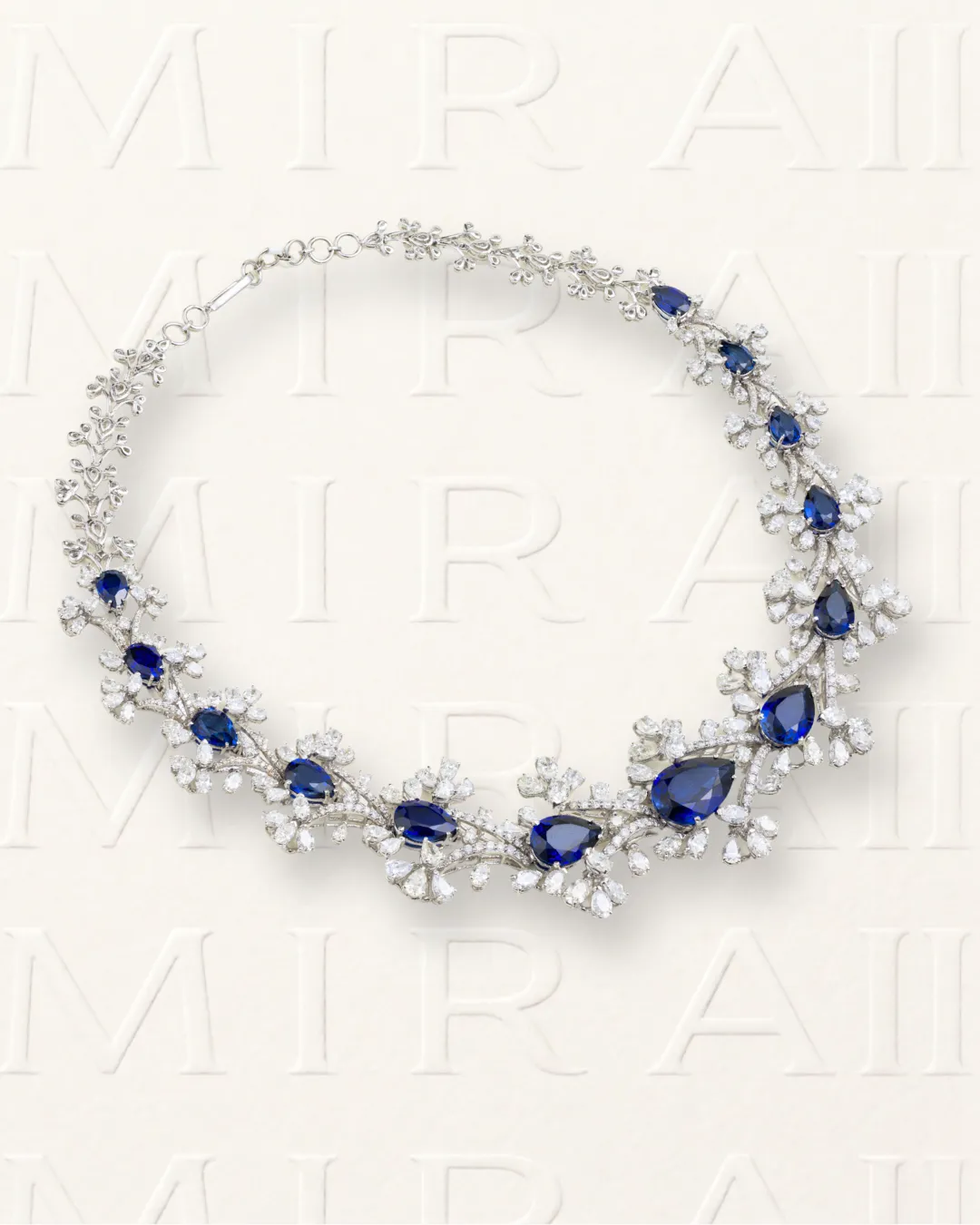 Luminous Blue Necklace Set