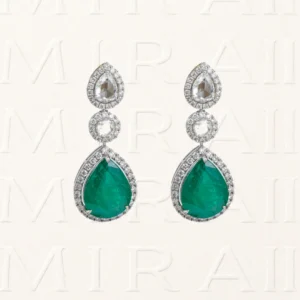 Rose Cut Heritage Drop Earrings